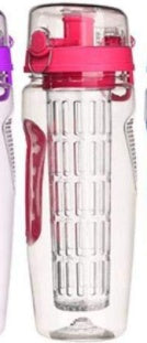 Garrafa de água com infusor de frutas de 32 onças, garrafa de água de frutas sem BPA, garrafa de plástico esportivo com infusor de frutas, coqueteleira e garrafa de água para beber
