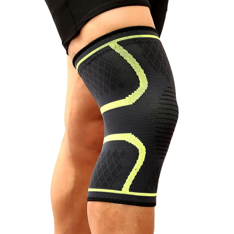 1 pçs fitness correndo ciclismo joelheiras suporte elástico náilon esporte compressão joelheira manga para basquete vôlei