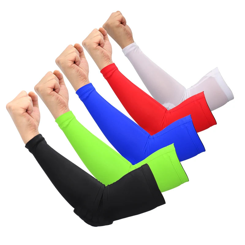 1pc braço manga braçadeira cotovelo suporte basquete braço manga respirável futebol segurança esporte cotovelo almofada cinta protetor