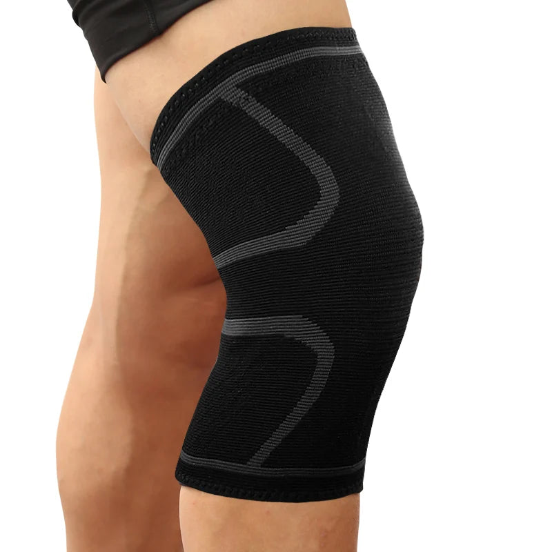 1 pçs fitness correndo ciclismo joelheiras suporte elástico náilon esporte compressão joelheira manga para basquete vôlei
