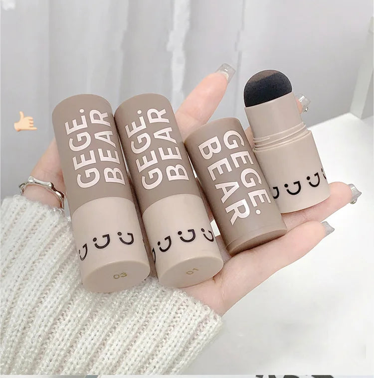 Sombra de Cabelo em Pó Gege Bear – Impermeável, Efeito Natural e Cobertura Instantânea para Falhas e Linha do Cabelo