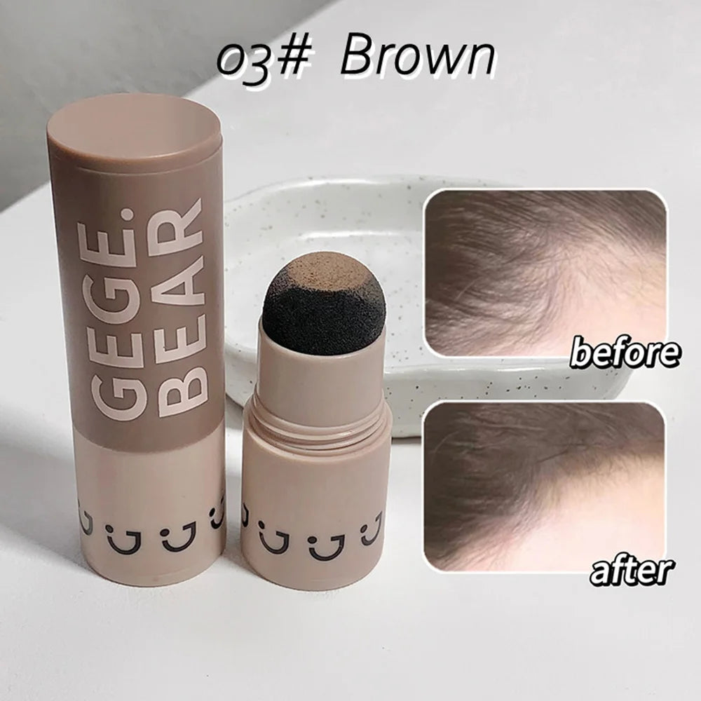 Sombra de Cabelo em Pó Gege Bear – Impermeável, Efeito Natural e Cobertura Instantânea para Falhas e Linha do Cabelo