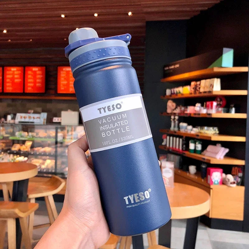 đ§đ„ Garrafa TĂ©rmica TYESO 750ml Inox â Isolamento a VĂĄcuo | Copo de Viagem Infantil e Adulto | Caneca TĂ©rmica para CafĂ© e Bebidas Frias