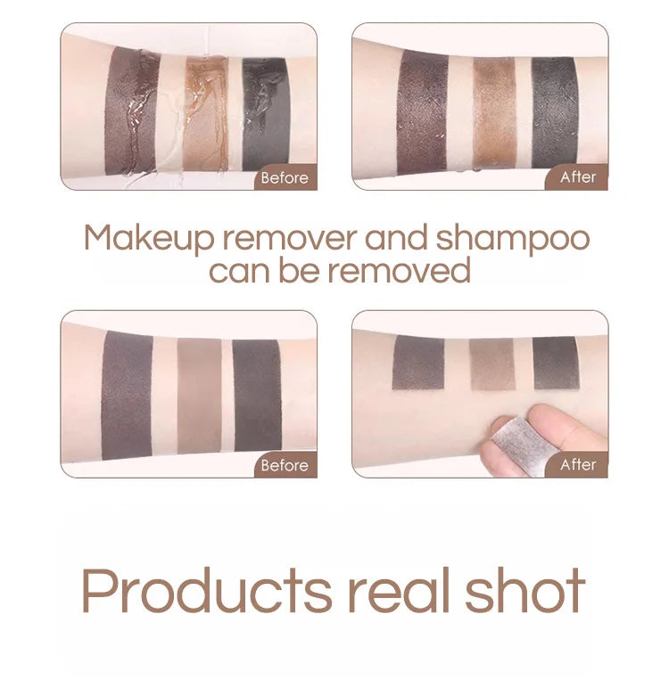 Sombra de Cabelo em Pó Gege Bear – Impermeável, Efeito Natural e Cobertura Instantânea para Falhas e Linha do Cabelo