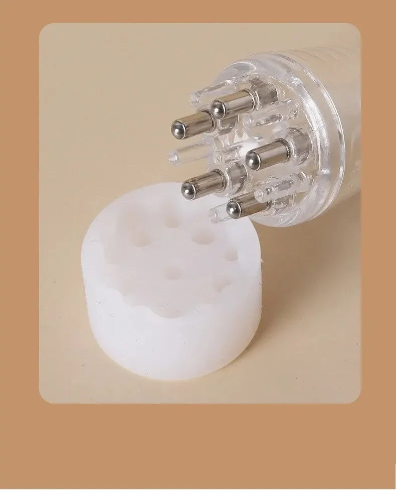 Aplicador de couro cabeludo, solução para recrescimento e estilo de cabelo, pente guia, cabeça hexagonal, bola de rolo de óleo, pente de massagem, ferramentas de relaxamento
