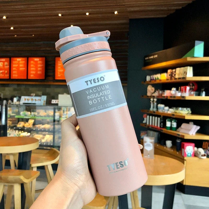 đ§đ„ Garrafa TĂ©rmica TYESO 750ml Inox â Isolamento a VĂĄcuo | Copo de Viagem Infantil e Adulto | Caneca TĂ©rmica para CafĂ© e Bebidas Frias