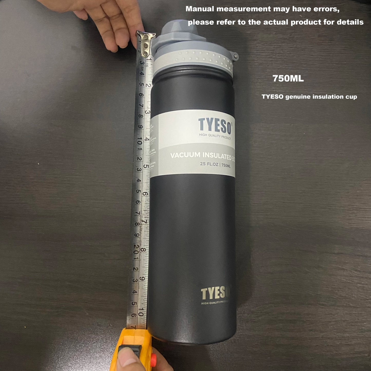 đ§đ„ Garrafa TĂ©rmica TYESO 750ml Inox â Isolamento a VĂĄcuo | Copo de Viagem Infantil e Adulto | Caneca TĂ©rmica para CafĂ© e Bebidas Frias