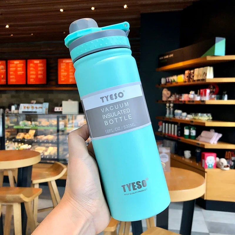 đ§đ„ Garrafa TĂ©rmica TYESO 750ml Inox â Isolamento a VĂĄcuo | Copo de Viagem Infantil e Adulto | Caneca TĂ©rmica para CafĂ© e Bebidas Frias