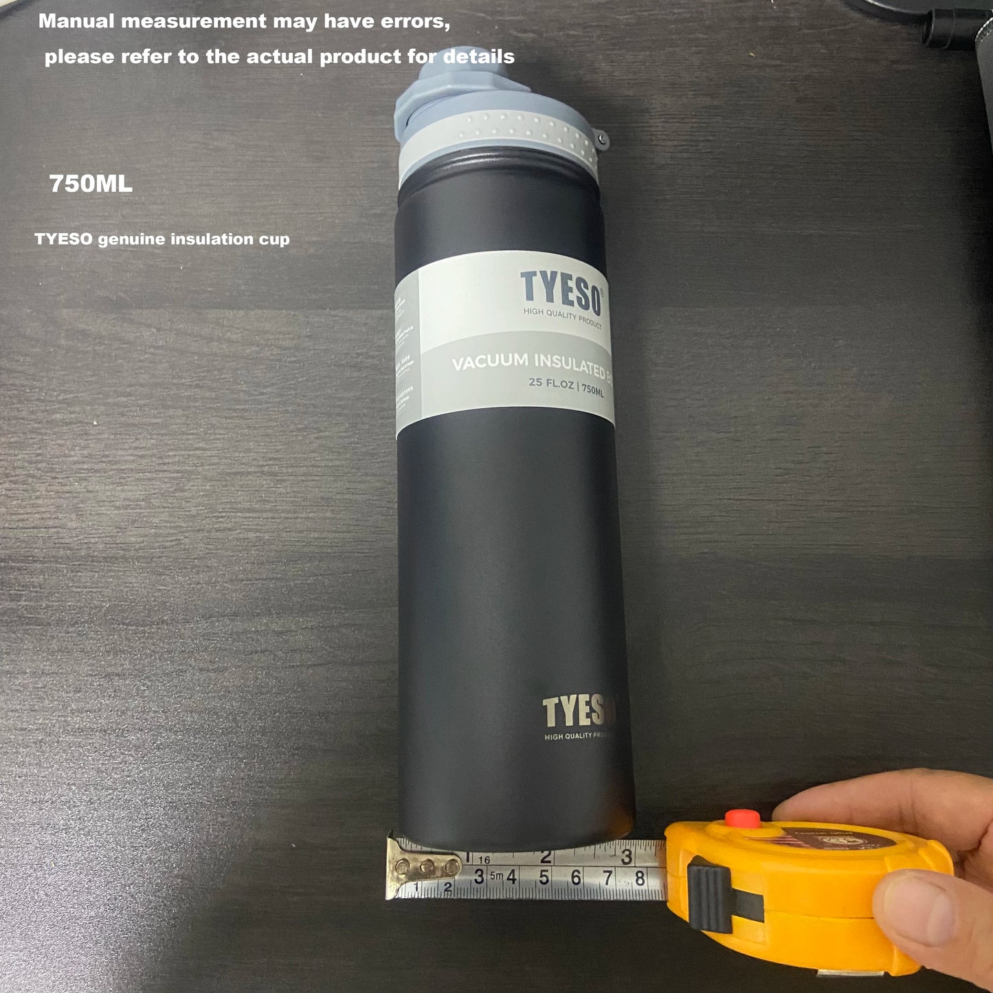 đ§đ„ Garrafa TĂ©rmica TYESO 750ml Inox â Isolamento a VĂĄcuo | Copo de Viagem Infantil e Adulto | Caneca TĂ©rmica para CafĂ© e Bebidas Frias