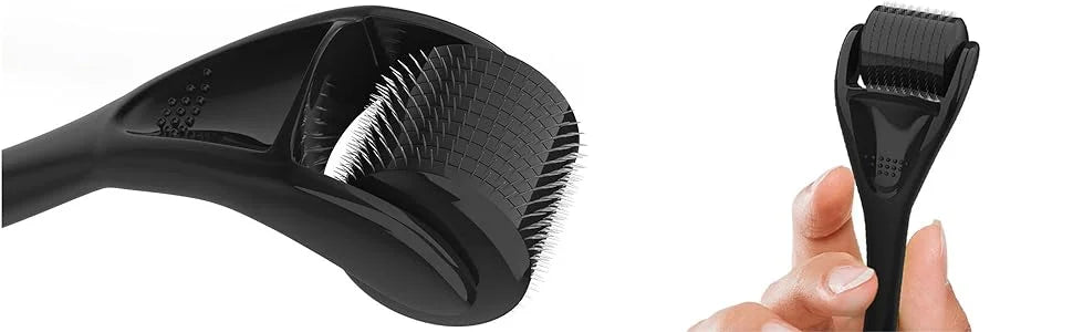 540 agulhas para corpo facial crescimento do cabelo rolo derma para pele barba 0.2mm 0.25mm 0.3mm agulha micro rosto rolo ferramenta
