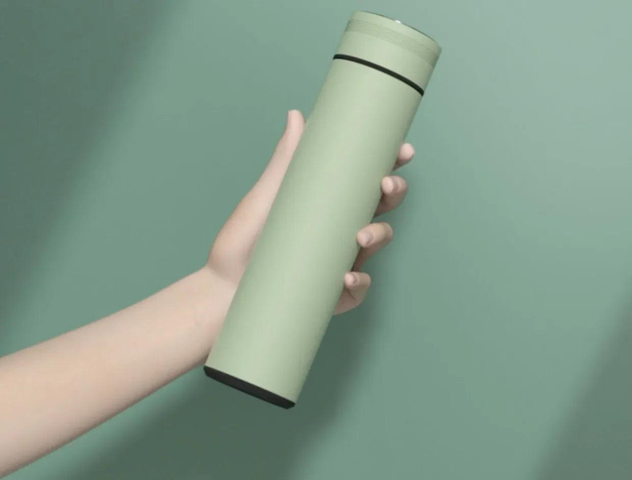 🧊 Garrafa Térmica Inteligente 500ml com Display de Temperatura | Aço Inoxidável 304 | Copo Isolado a Vácuo para Café, Chá e Viagem – Presente Ideal para o Dia dos Pais