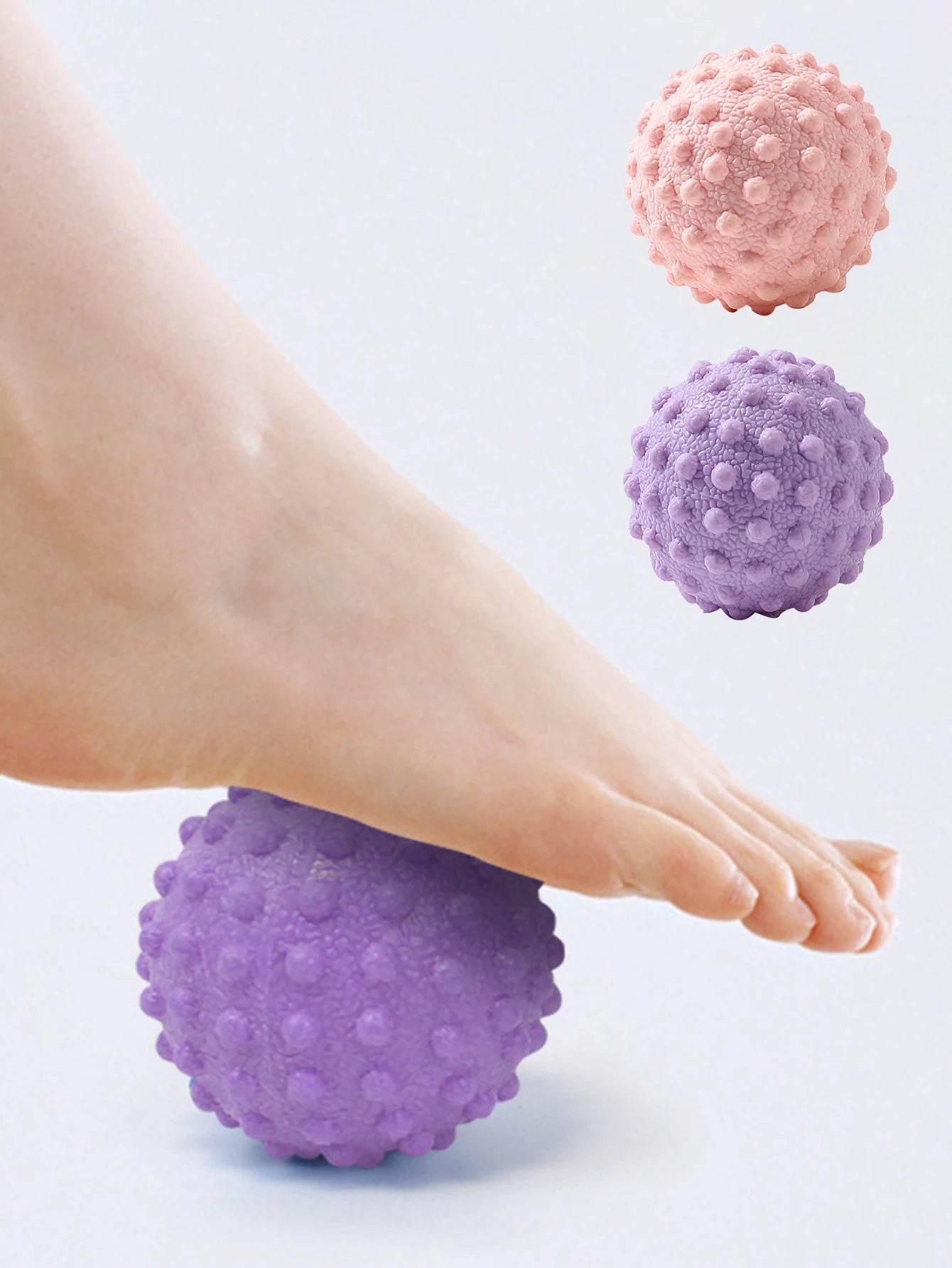 Bola de Massagem com Ponto Gatilho – Alívio Muscular para Costas, Pés, Cintura e Ombros | Bola de Fáscia em TPR para Yoga, Pilates e Relaxamento