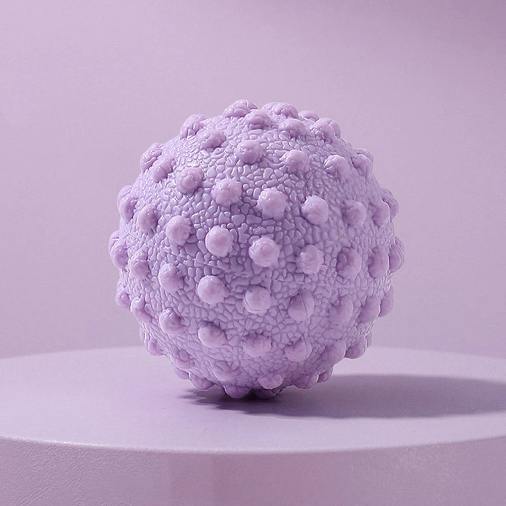 Bola de Massagem com Ponto Gatilho – Alívio Muscular para Costas, Pés, Cintura e Ombros | Bola de Fáscia em TPR para Yoga, Pilates e Relaxamento