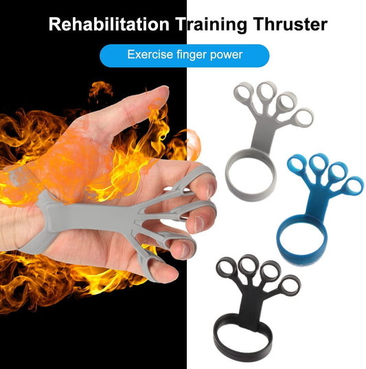 Dispositivo de silicone para exercícios de dedo, alongador para artrite, treinamento de fortalecimento e reabilitação para aliviar a dor