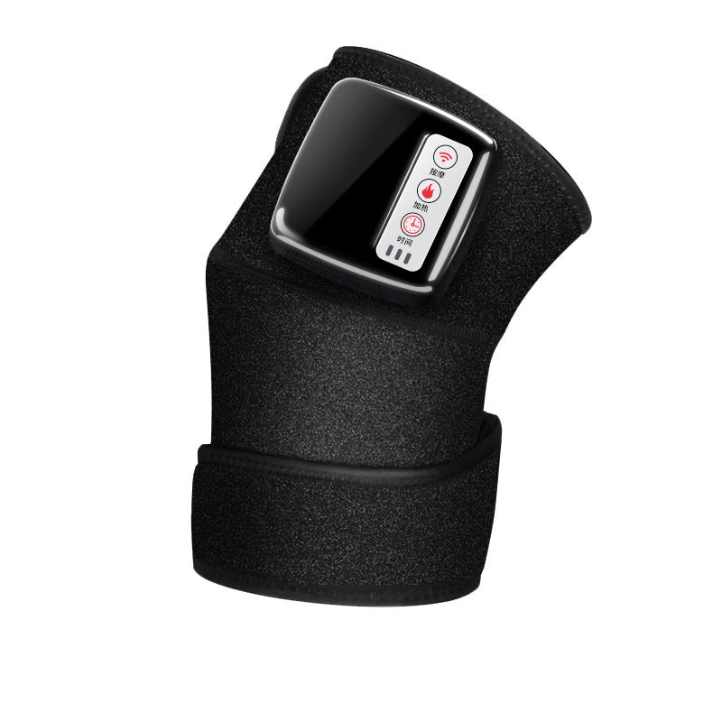 Massageador elétrico de joelho com aquecimento infravermelho, envoltório para cotovelo, suporte para articulação, terapia de vibração, máquina de fisioterapia, alívio da dor