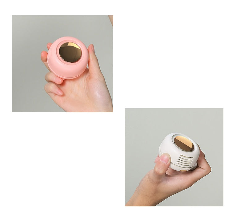 Mini ventilador de clipe para pendurar na cintura e pescoço