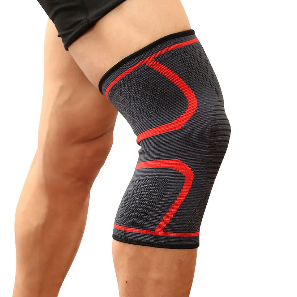 1 pçs fitness correndo ciclismo joelheiras suporte elástico náilon esporte compressão joelheira manga para basquete vôlei