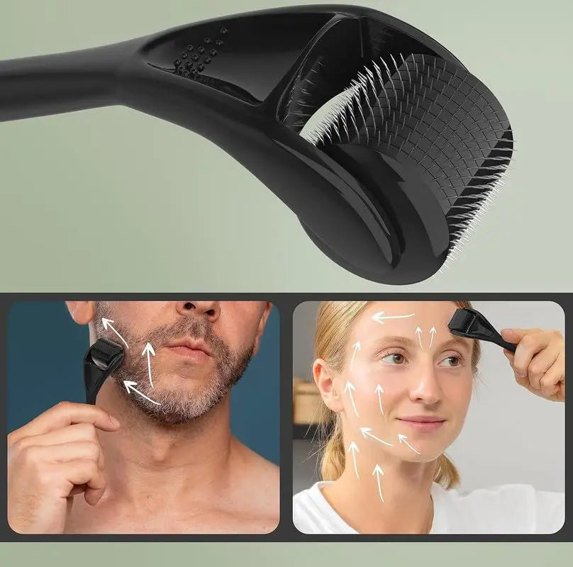 540 agulhas para corpo facial crescimento do cabelo rolo derma para pele barba 0.2mm 0.25mm 0.3mm agulha micro rosto rolo ferramenta