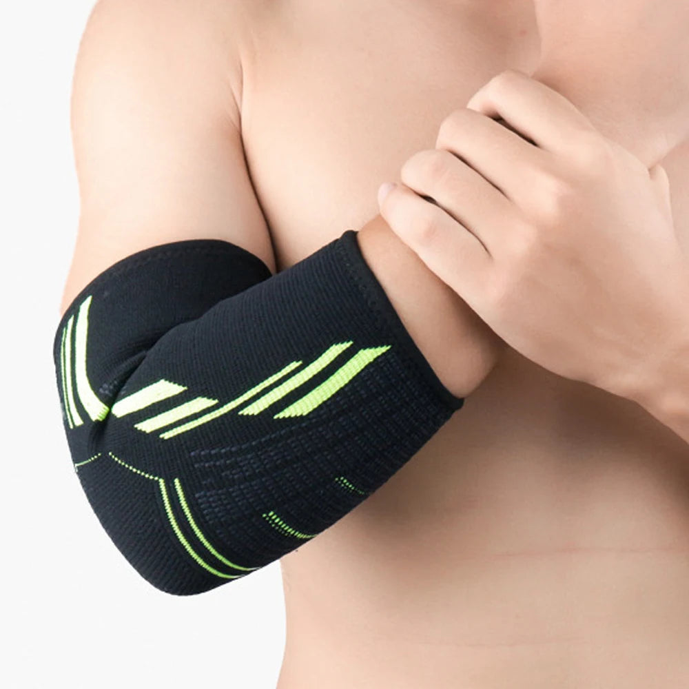 Cotoveleira Esportiva Elástica (Suporte de Cotovelo) – Proteção para Treinos e Esportes