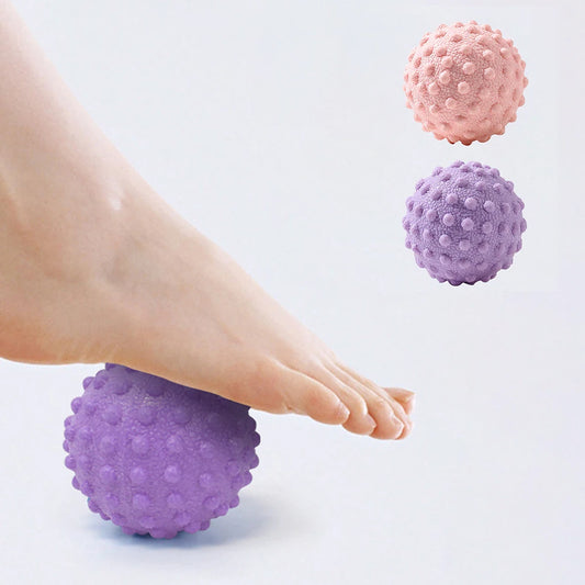 Bola de Massagem com Ponto Gatilho – Alívio Muscular para Costas, Pés, Cintura e Ombros | Bola de Fáscia em TPR para Yoga, Pilates e Relaxamento