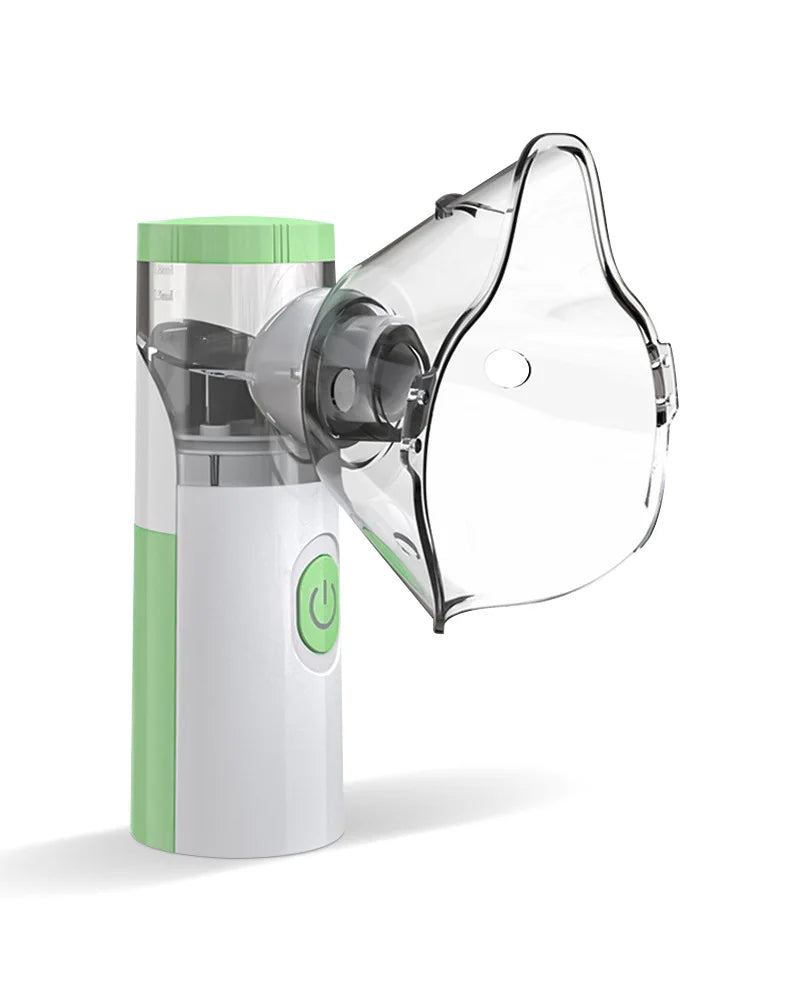 Nebulizador Médico Portátil de Malha Silenciosa – Inalador para Asma, Crianças e Adultos | Mini Atomizador USB com Umidificação