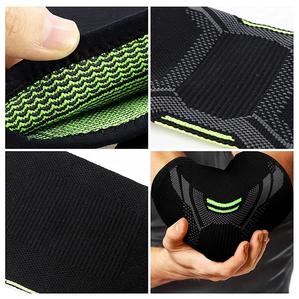Cotoveleira Esportiva Elástica (Suporte de Cotovelo) – Proteção para Treinos e Esportes