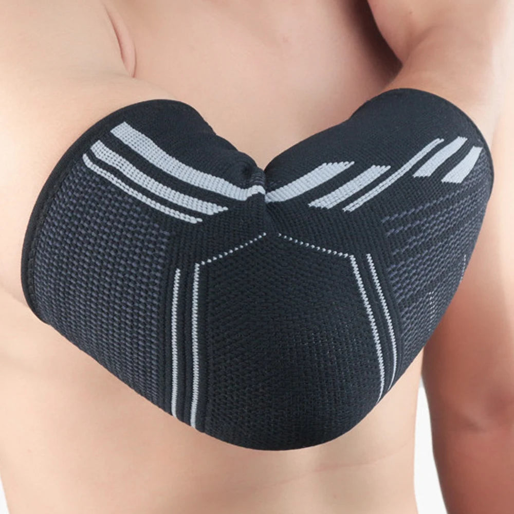 Cotoveleira Esportiva Elástica (Suporte de Cotovelo) – Proteção para Treinos e Esportes