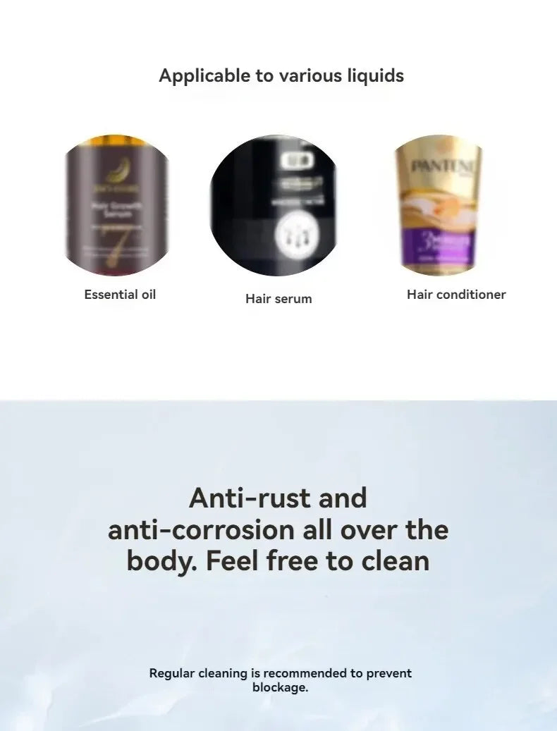 Aplicador de couro cabeludo, solução para recrescimento e estilo de cabelo, pente guia, cabeça hexagonal, bola de rolo de óleo, pente de massagem, ferramentas de relaxamento