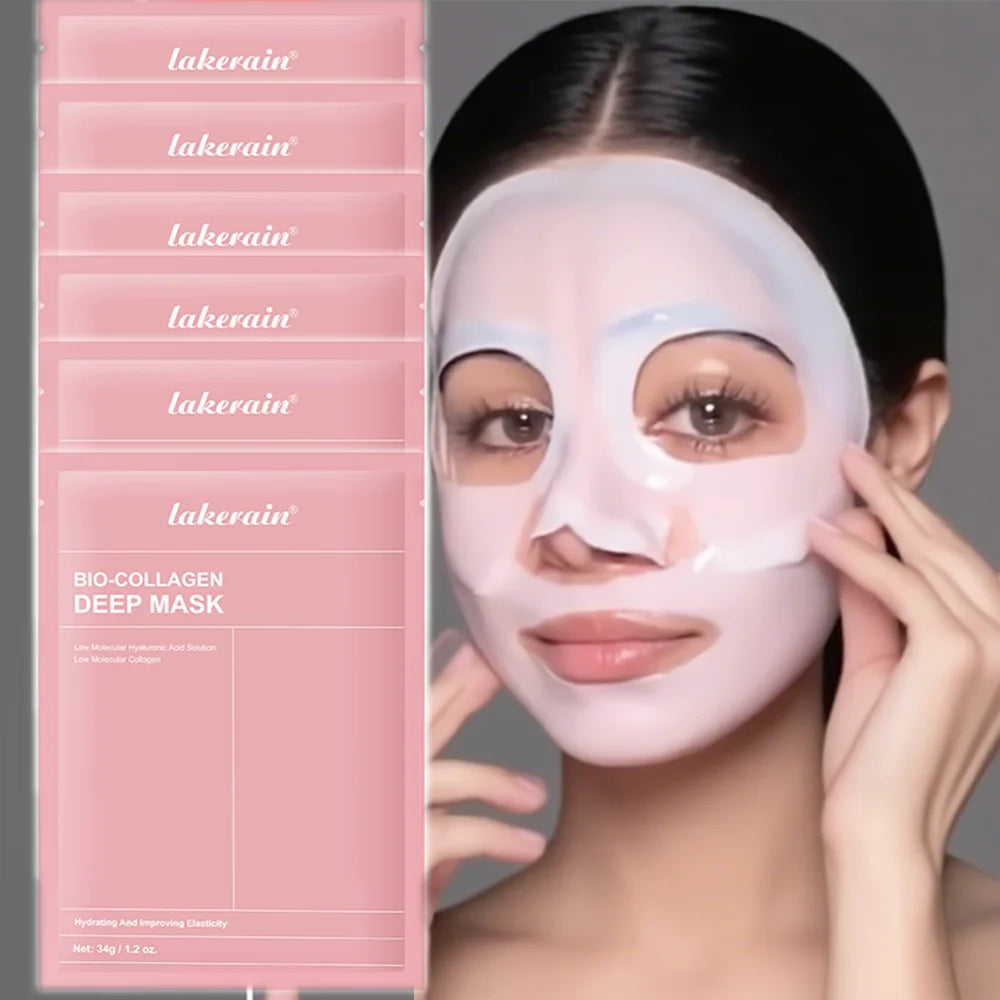 Máscara Facial de Hidrogel Bio-Colágeno – Renovação Profunda e Hidratação Intensa Durante a Noite