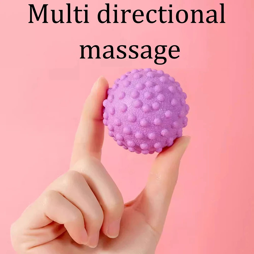 Bola de Massagem com Ponto Gatilho – Alívio Muscular para Costas, Pés, Cintura e Ombros | Bola de Fáscia em TPR para Yoga, Pilates e Relaxamento