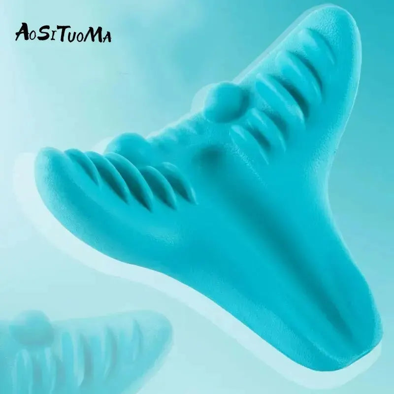 Travesseiro de Tração Cervical – Relaxador Muscular e Massageador para Pescoço, Ombro e Coluna