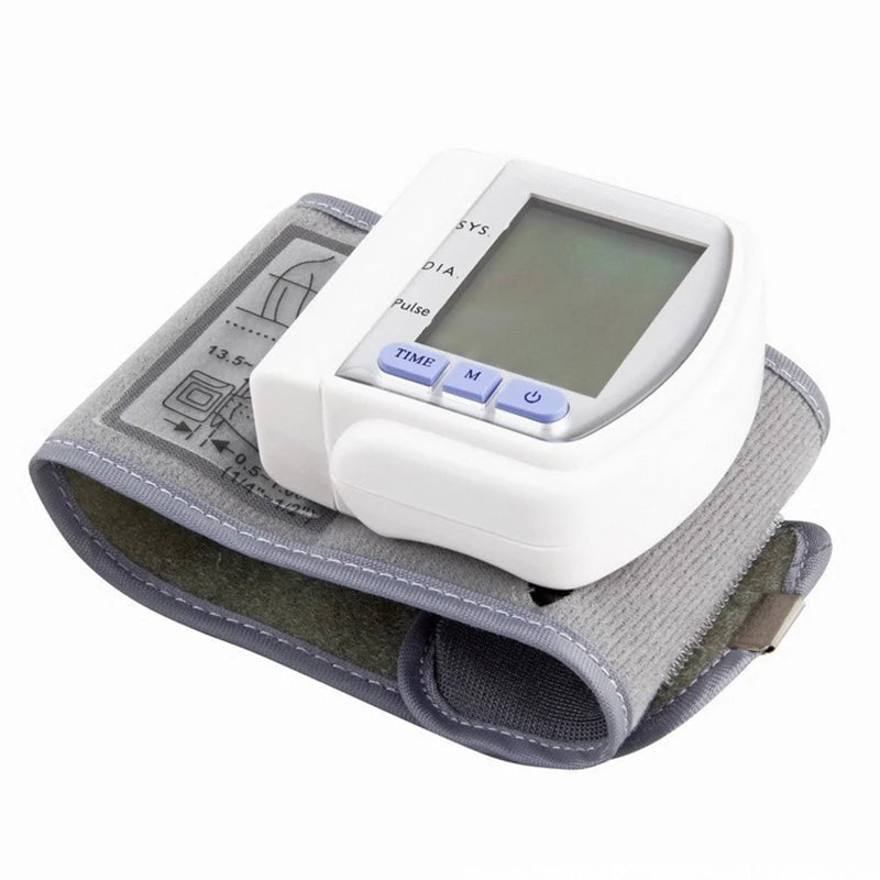 Monitor de Pressão Arterial de Pulso Digital – Medidor com Tela LCD, Frequência Cardíaca e Pulso | Portátil e Fácil de Usar