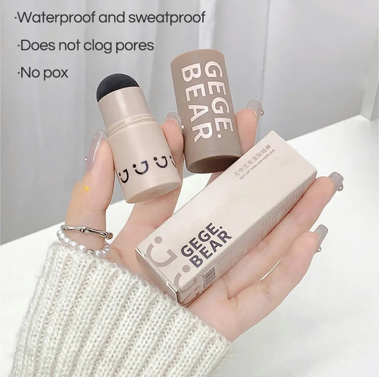 Sombra de Cabelo em Pó Gege Bear – Impermeável, Efeito Natural e Cobertura Instantânea para Falhas e Linha do Cabelo