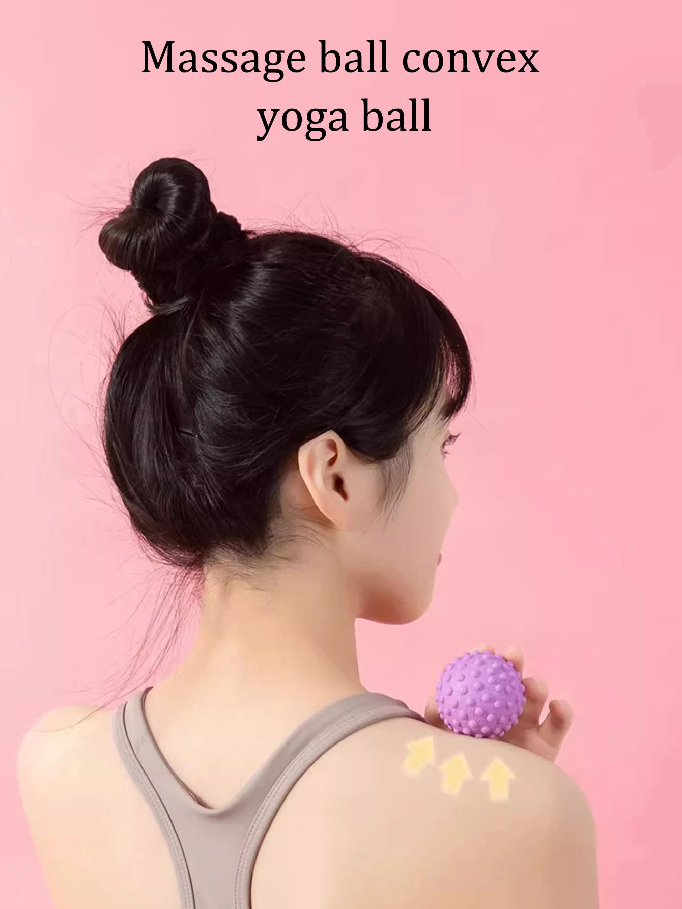 Bola de Massagem com Ponto Gatilho – Alívio Muscular para Costas, Pés, Cintura e Ombros | Bola de Fáscia em TPR para Yoga, Pilates e Relaxamento