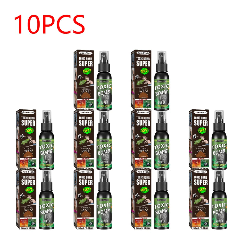 Plastic Gag Spray Can para adultos e crianças, não tóxico, brinquedos engraçados, fedido, brincadeira, festa de Halloween, 30ml