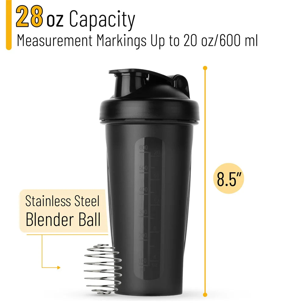 Shaker Garrafa 600ml – Praticidade e Performance para Sua Rotina Fitness