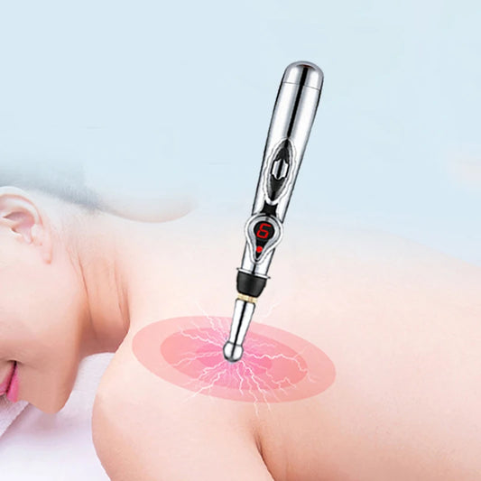 ⚡ Caneta Eletrônica de Acupuntura – Estimulador de Pontos de Meridianos com Massagem Energética | Terapia sem Agulhas para Alívio da Dor e Relaxamento