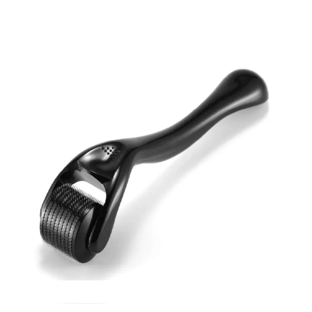 Derma Roller de Titânio 540 Microagulhas – Tratamento para Crescimento Capilar e Barba