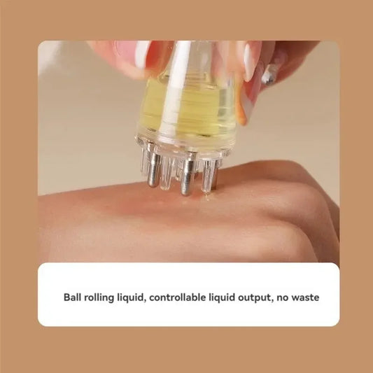 Aplicador de couro cabeludo, solução para recrescimento e estilo de cabelo, pente guia, cabeça hexagonal, bola de rolo de óleo, pente de massagem, ferramentas de relaxamento