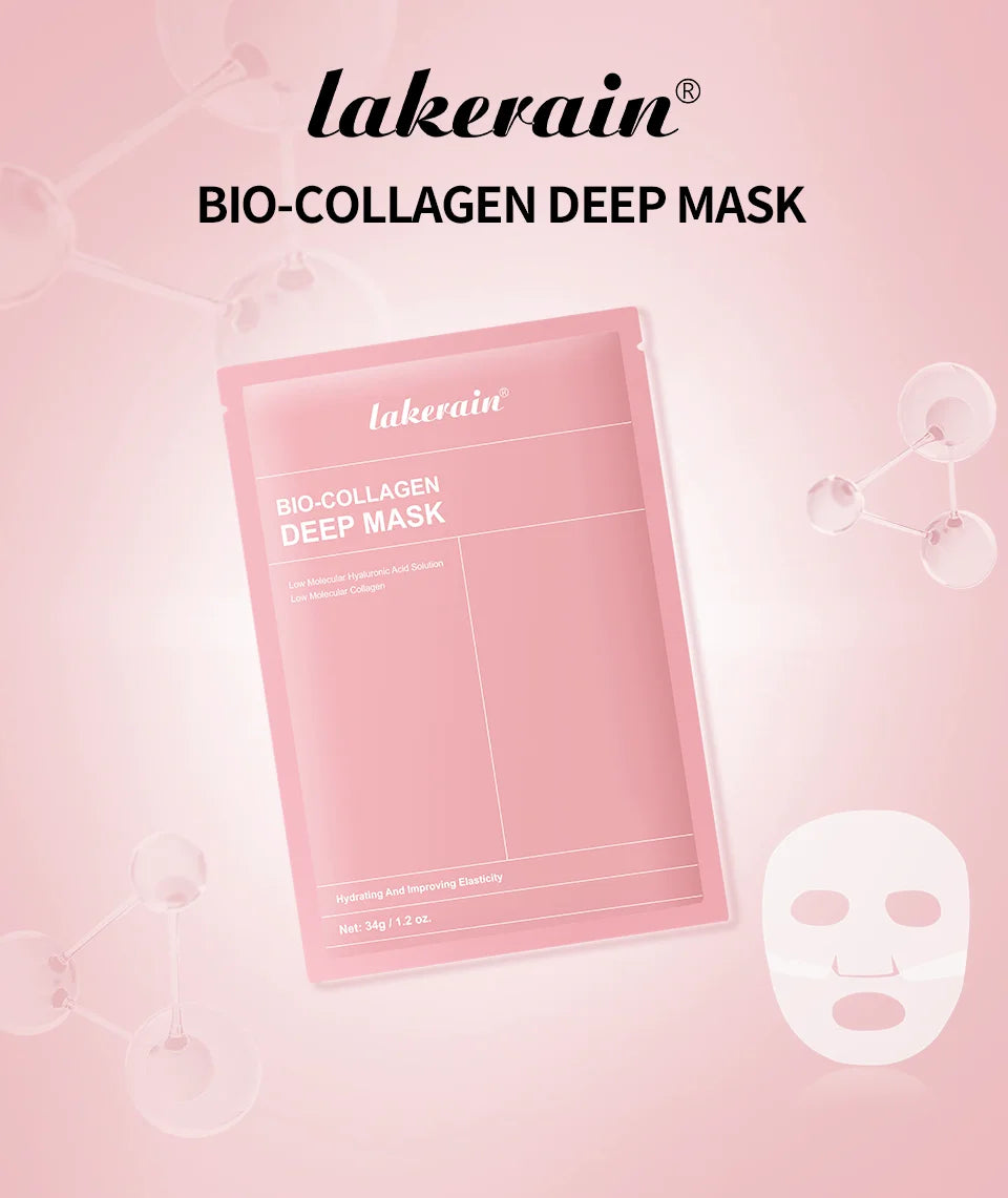 Máscara Facial de Hidrogel Bio-Colágeno – Renovação Profunda e Hidratação Intensa Durante a Noite