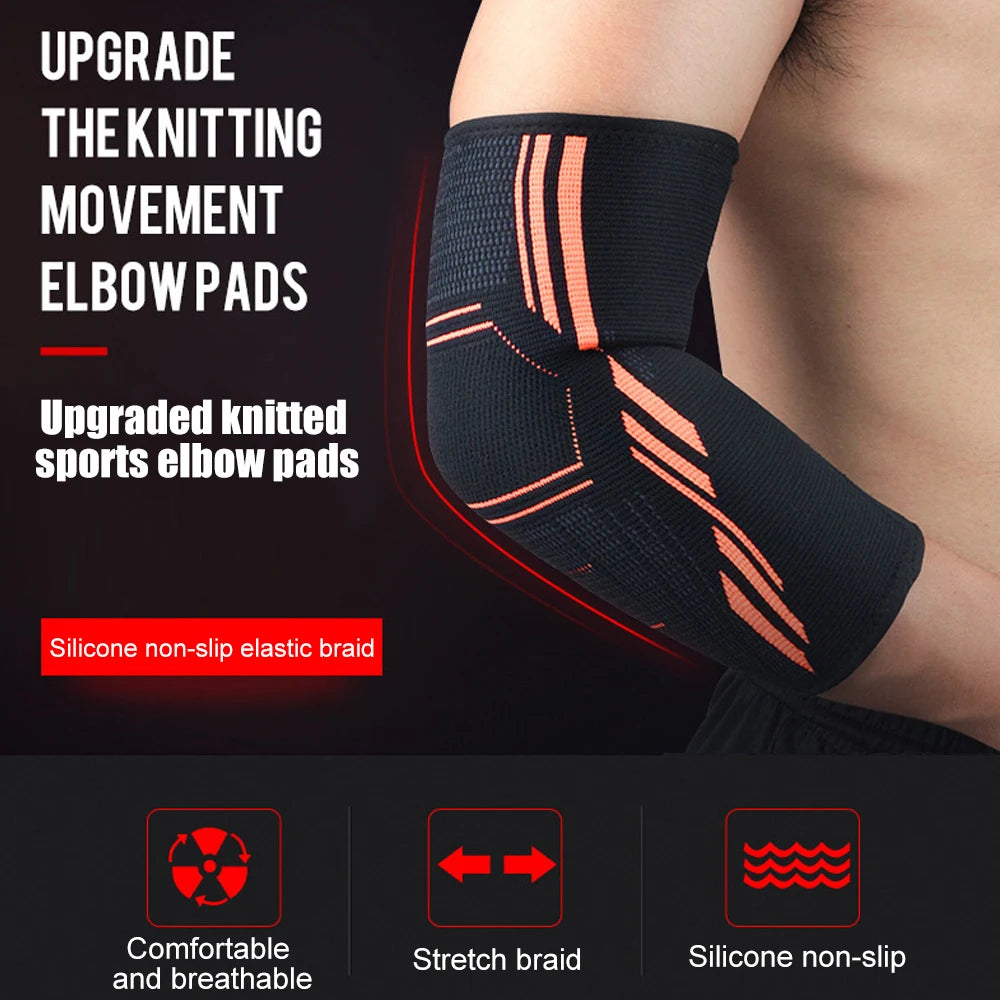 Cotoveleira Esportiva Elástica (Suporte de Cotovelo) – Proteção para Treinos e Esportes
