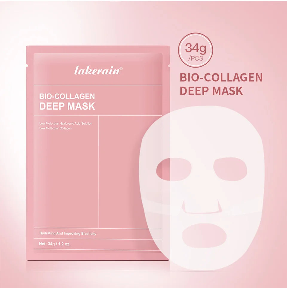 Máscara Facial de Hidrogel Bio-Colágeno – Renovação Profunda e Hidratação Intensa Durante a Noite
