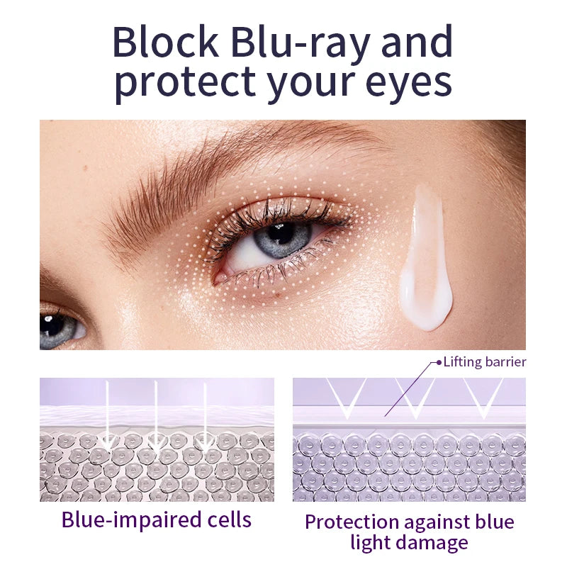 O'CHEAL Creme para Olhos com Massageador – Anti-Rugas, Anti-Olheiras e Anti-Bolsas, Hidratante com Ácido Hialurônico