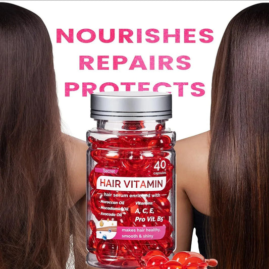 💆‍♀️ Cápsulas de Óleo de Argan Marroquino – Tratamento Capilar com Vitamina Essencial | Reparação de Pontas Duplas, Nutrição e Brilho
