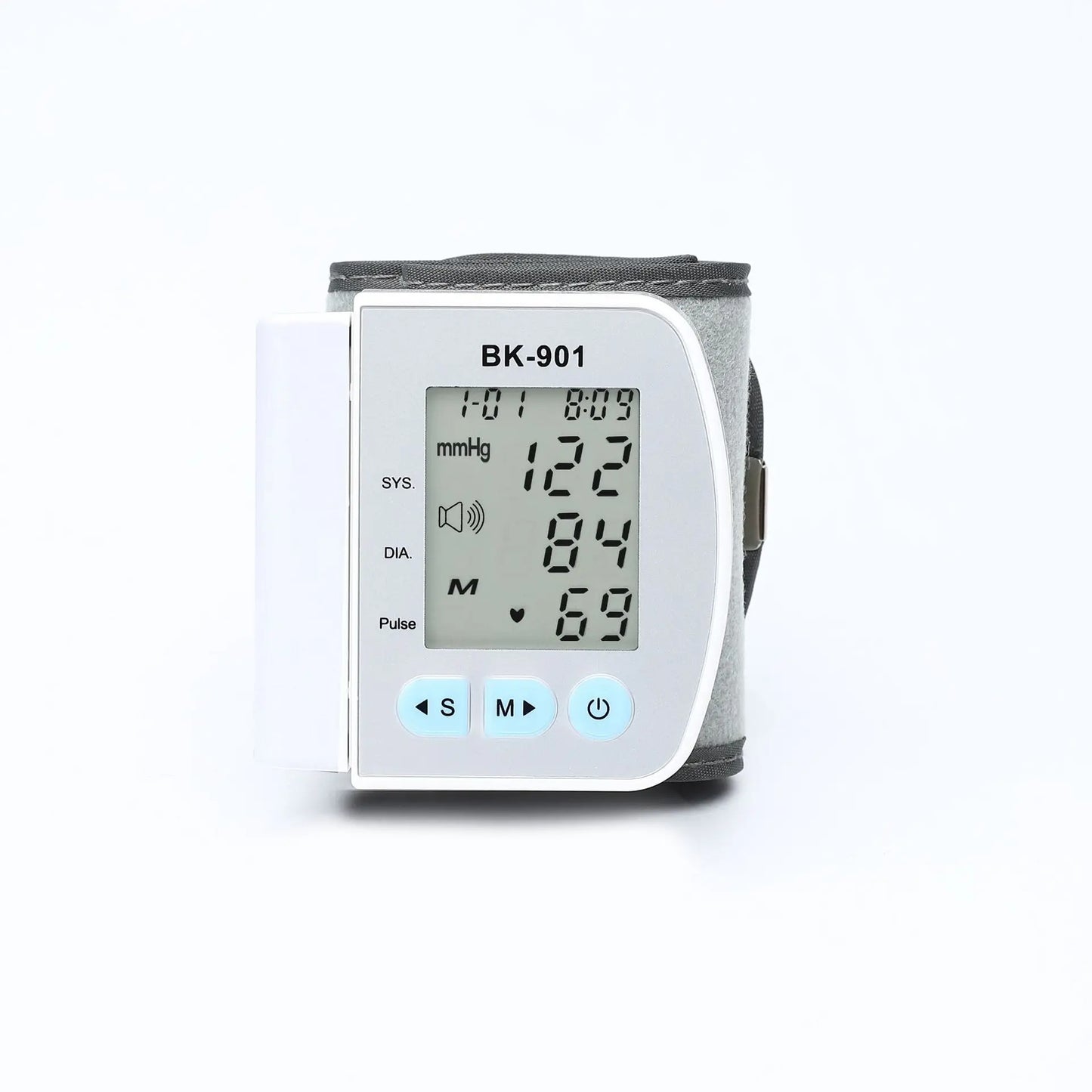 Monitor de Pressão Arterial de Pulso Digital – Medidor com Tela LCD, Frequência Cardíaca e Pulso | Portátil e Fácil de Usar