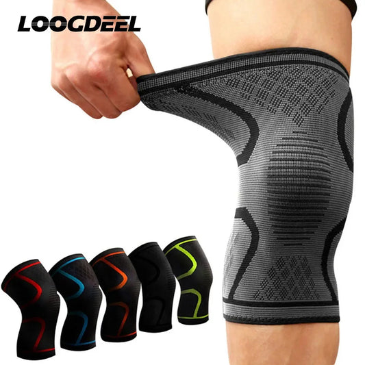 1 pçs fitness correndo ciclismo joelheiras suporte elástico náilon esporte compressão joelheira manga para basquete vôlei