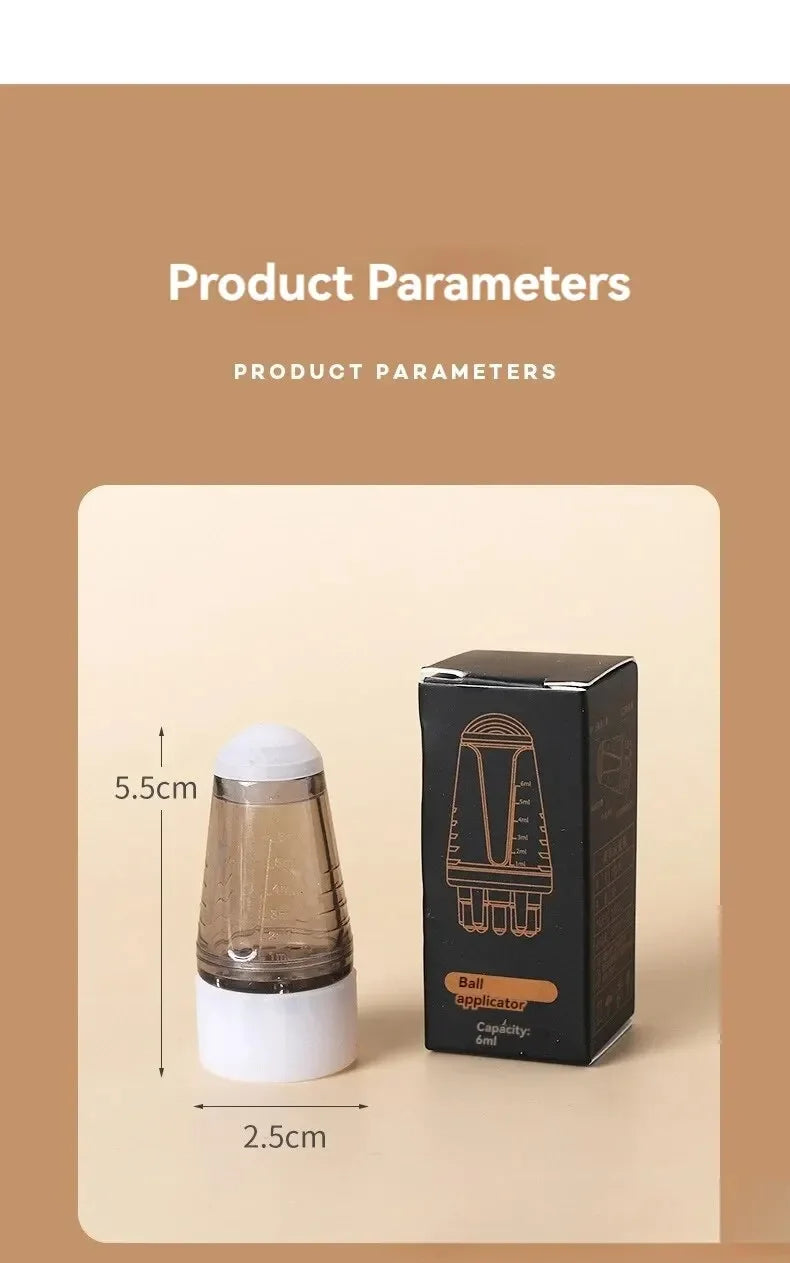 Aplicador de couro cabeludo, solução para recrescimento e estilo de cabelo, pente guia, cabeça hexagonal, bola de rolo de óleo, pente de massagem, ferramentas de relaxamento