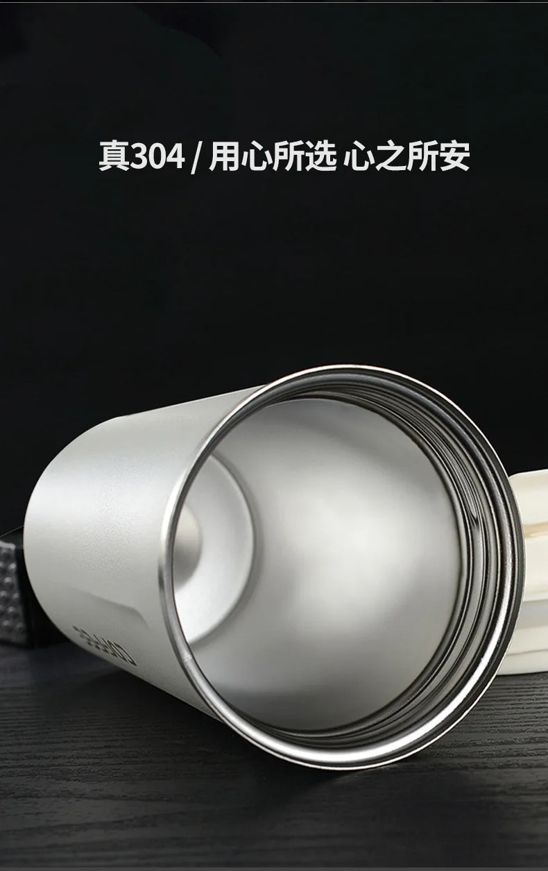 ☕ Caneca Térmica de Café em Aço Inoxidável – 380ml ou 510ml | Copo com Display Digital de Temperatura | Garrafa Térmica Isolada para Bebidas Quentes e Frias