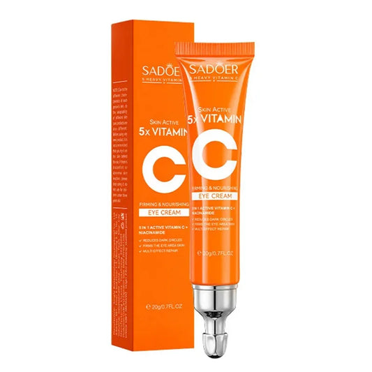 SADOER Creme para Olhos Vitamina C – Antiolheiras e Refirmante