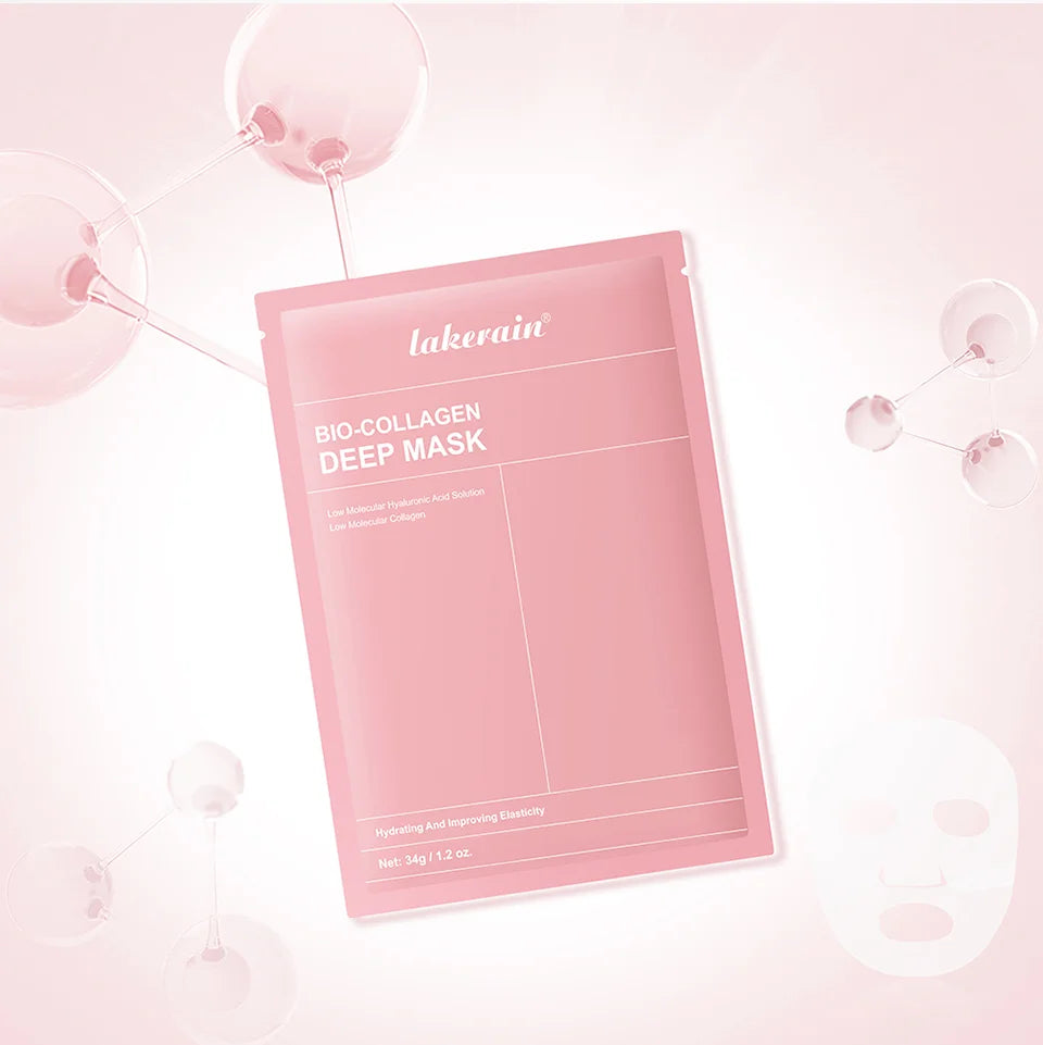 Máscara Facial de Hidrogel Bio-Colágeno – Renovação Profunda e Hidratação Intensa Durante a Noite